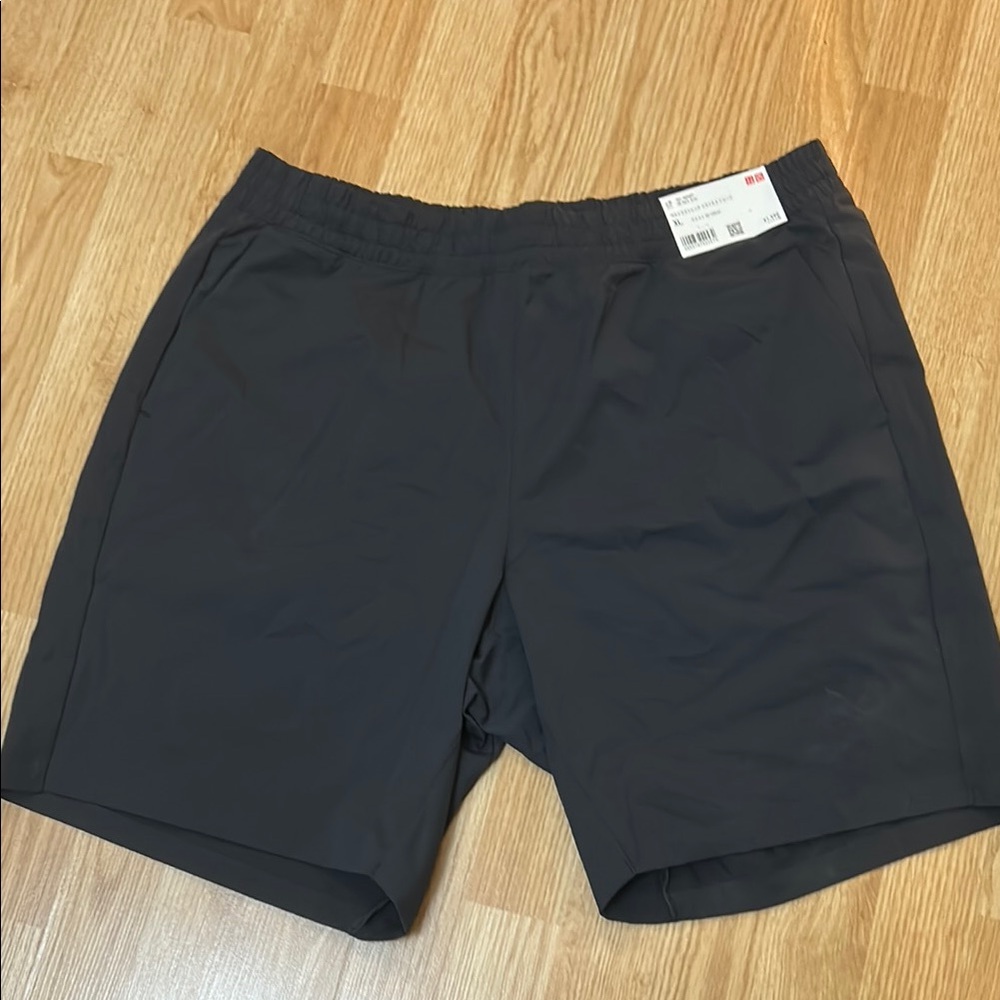 Men's Grey Black Shorts
